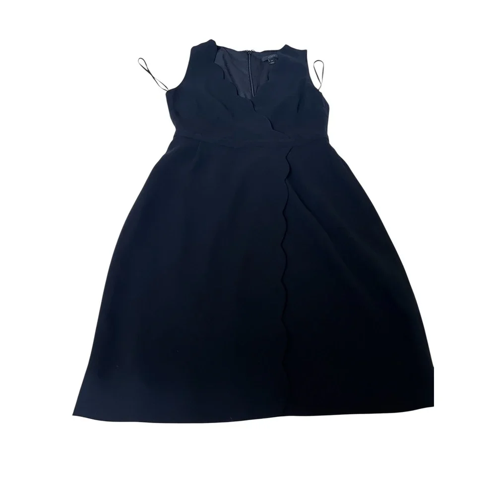 J.Crew Black Sleeveless Dress Women's 0P Career Professional Elegant‎